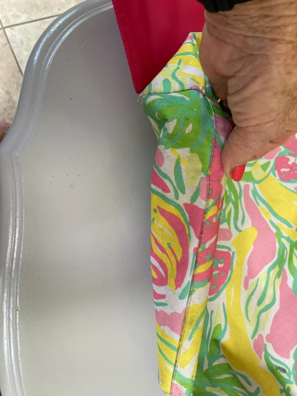 Lilly Pulitzer Beach Bag Pool Bag with Zipper Pouch